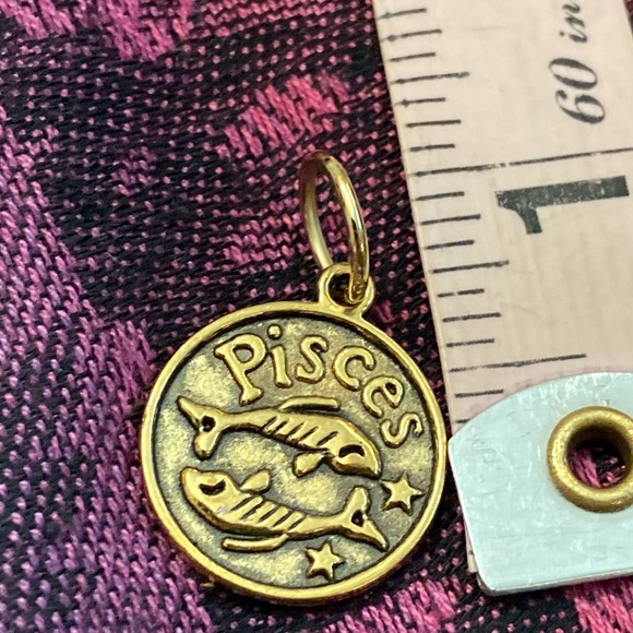 5/$10❤️❤️❤️NEW Brass PISCES / Intuitive Charm - Picture 3 of 3